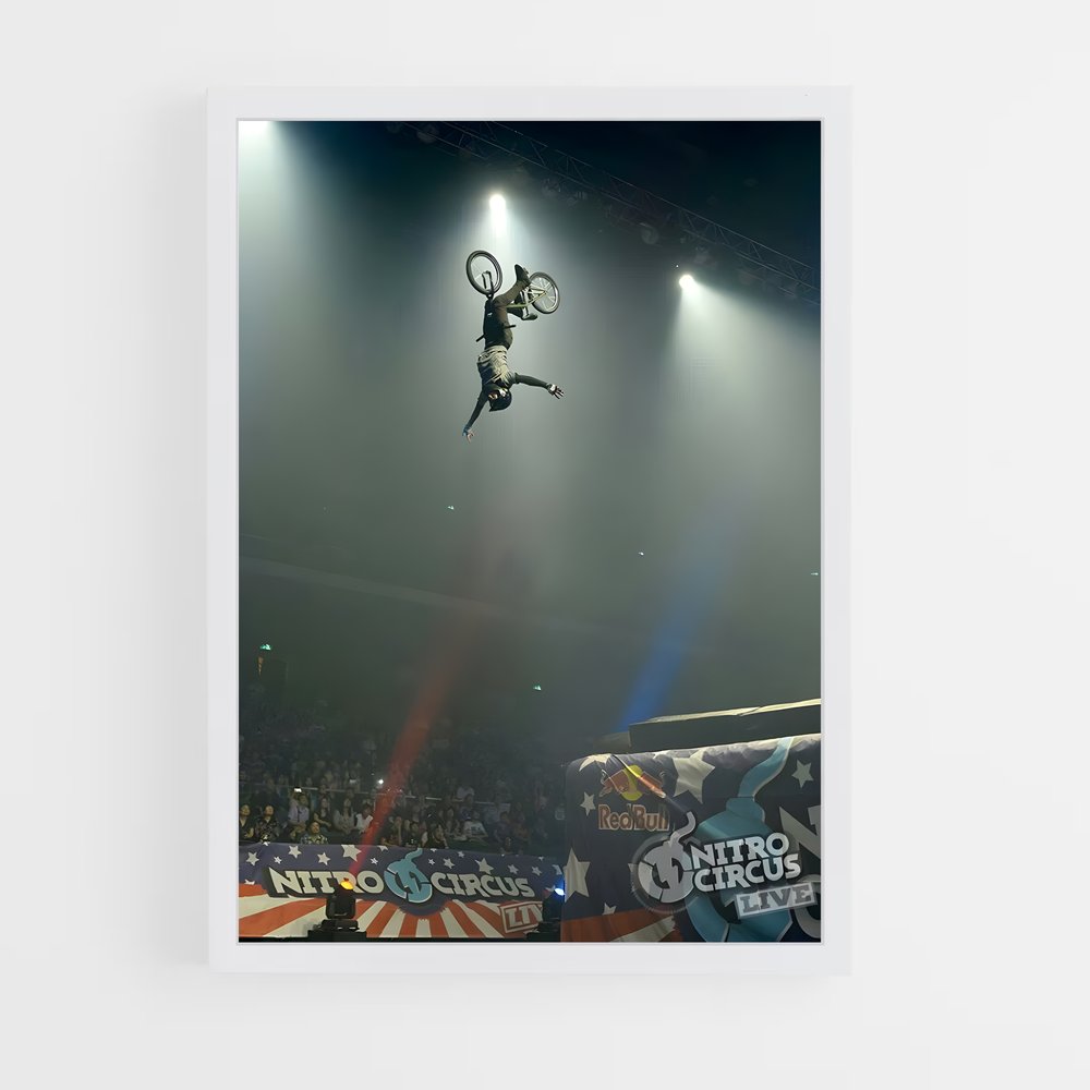 Poster Nitro Trickster – affiche Motocross freestyle (vue 3)